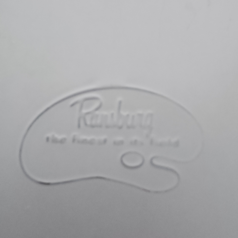 Vintage Ransburg Floral Print Metal Tissue Holder - Picture 8 of 9